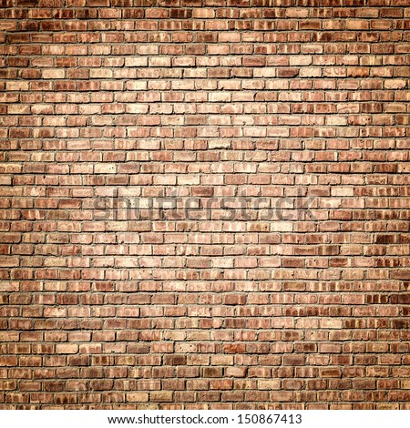 Interior design brick wall with vignette Interior design brick wall with vignette