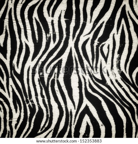 Vintage black zebra pattern