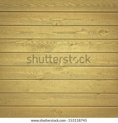 Horizontal wooden fence close up