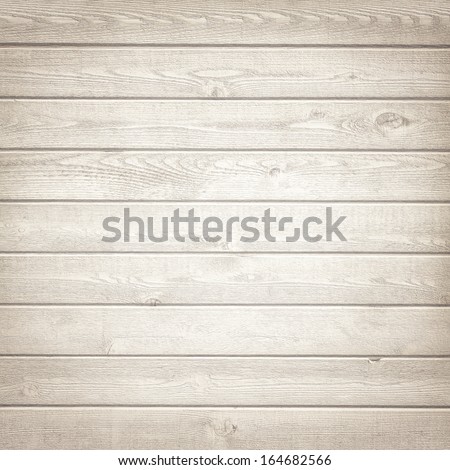 Horizontal wooden fence close up