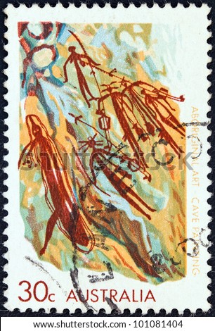 AUSTRALIA - CIRCA 1971: A stamp printed in Australia from the 
