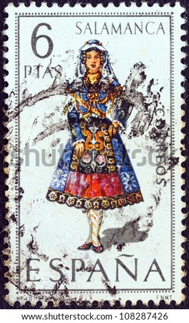 SPAIN - CIRCA 1970: A stamp printed in Spain from the \