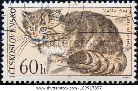 CZECHOSLOVAKIA - CIRCA 1967: A stamp printed in Czechoslovakia from the \