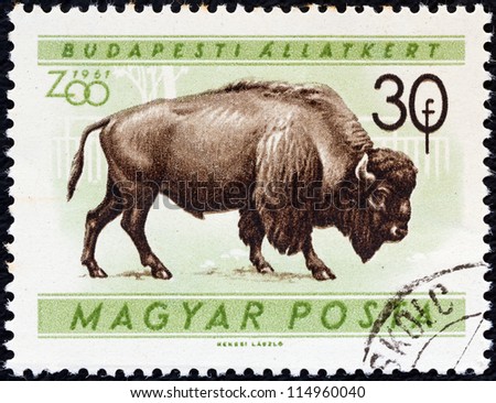 HUNGARY - CIRCA 1961: A stamp printed in Hungary from the \