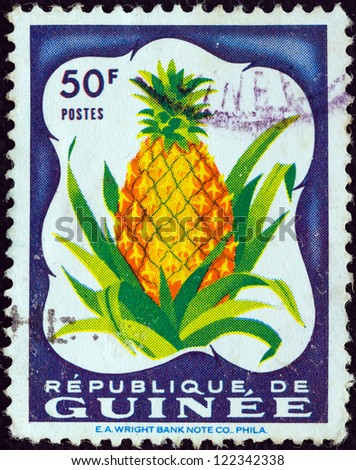 GUINEA - CIRCA 1959: A stamp printed in Guinea from the \