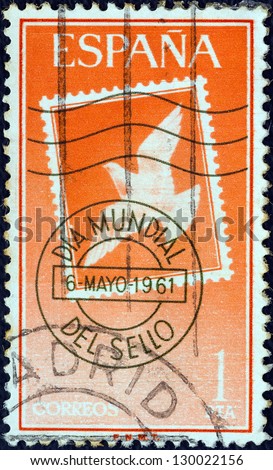 SPAIN - CIRCA 1961: A stamp printed in Spain from the \