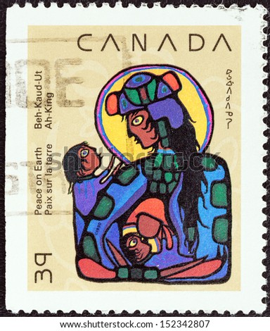 CANADA - CIRCA 1990: A stamp printed in Canada from the \