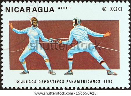 NICARAGUA - CIRCA 1983: A stamp printed in Nicaragua from the \