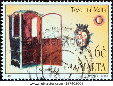 MALTA - CIRCA 1997: A stamp printed in Malta from the \