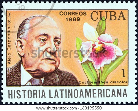 CUBA - CIRCA 1989: A stamp printed in Cuba from the \
