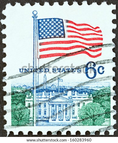USA - CIRCA 1968: A stamp printed in USA from the \