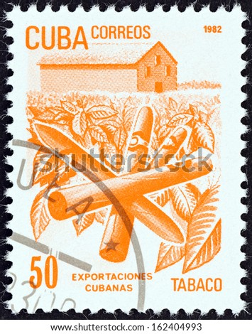 CUBA - CIRCA 1982: A stamp printed in Cuba from the \