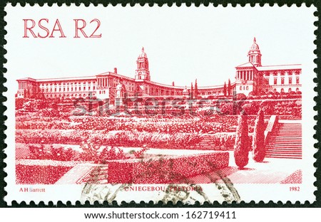 SOUTH AFRICA - CIRCA 1982: A stamp printed in South Africa from the \
