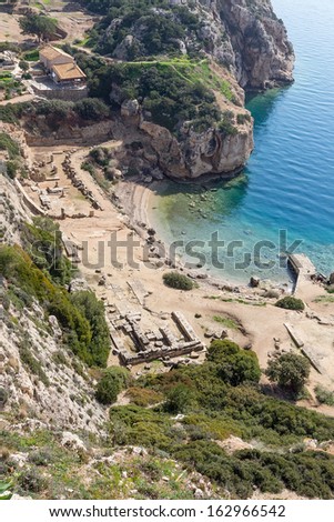 The Sanctuary of goddess Hera at Perachora, Corinthia, Greece