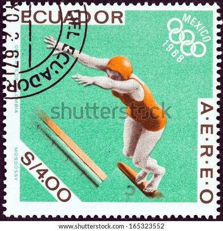 ECUADOR - CIRCA 1968: A stamp printed in Ecuador from the \