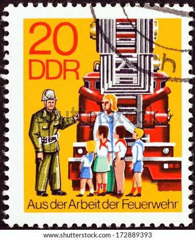 GERMAN DEMOCRATIC REPUBLIC - CIRCA 1977: A stamp printed in Germany from the \