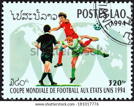 LAOS - CIRCA 1994: A stamp printed in Laos from the \