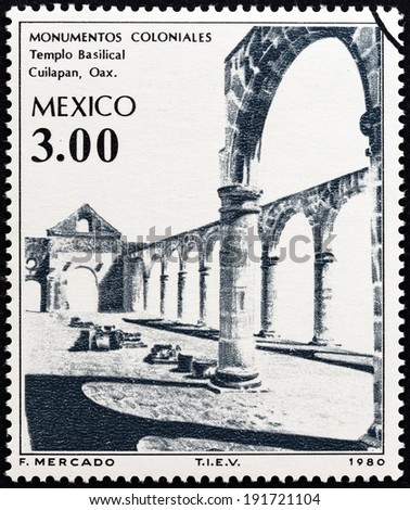 MEXICO - CIRCA 1980: A stamp printed in Mexico from the \