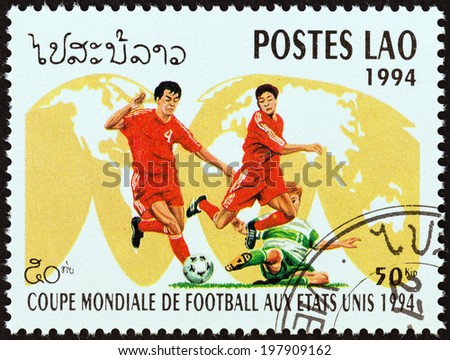 LAOS - CIRCA 1994: A stamp printed in Laos from the 