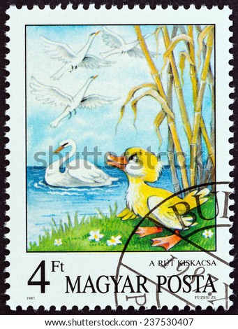 HUNGARY - CIRCA 1987: A stamp printed in Hungary from the \
