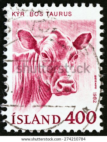 ICELAND - CIRCA 1982: A stamp printed in Iceland from the \