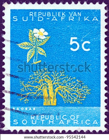 SOUTH AFRICA - CIRCA 1961: A stamp printed in South Africa from the \