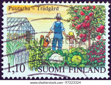 FINLAND - CIRCA 1982: A stamp printed in Finland from the \