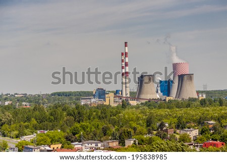 Thermal power station - Lagisza, Poland.