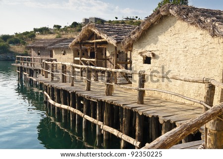 stock-photo-old-village-on-the-water-museum-near-ohrid-in-macedonia-balkans-92350225.jpg