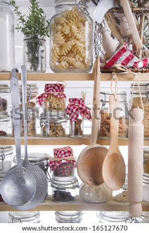 Small Pantry Housewife, Containing Necessary To Cook