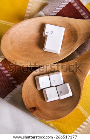 The food at the time of digital and computer