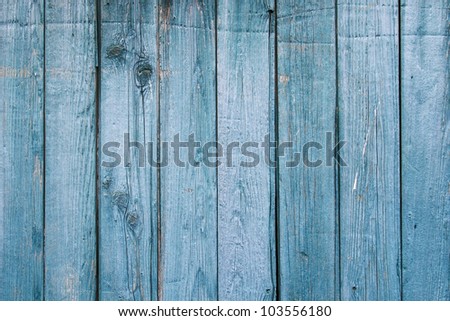 Close up of vintage 1890\'s weathered door wood. Nice aged, blue patina. / Faded Blue, 1890\'s Weathered Wood / Nice background for whatever idea or notion you may have.