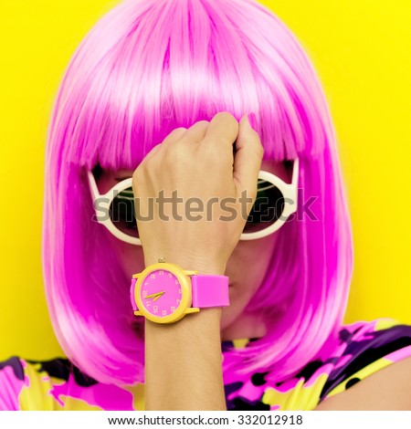 Bright Fashionable Watches. Lady Party Style