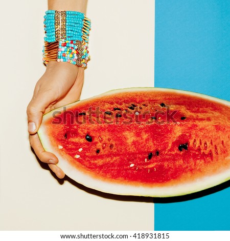 Bracelets Juicy Summer Accessories. Fashion trend.