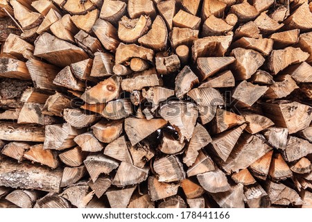 wood billet fill the whole picture