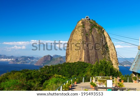 The mountain Sugar Loaf in Rio de Janeiro