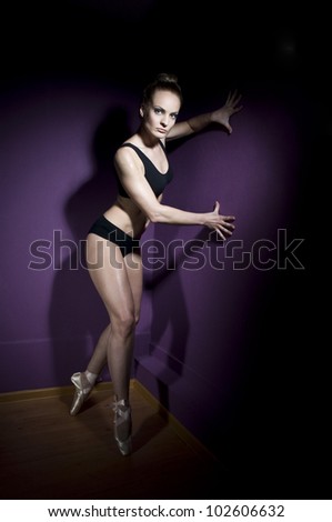 Ballerina Woman in Studio