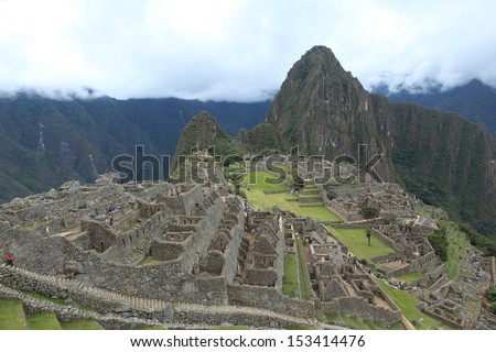 Machu Picchu the hidden inca city in the clouds