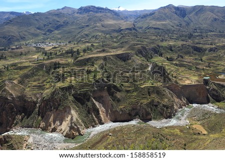 The Coca Canyon in Peru