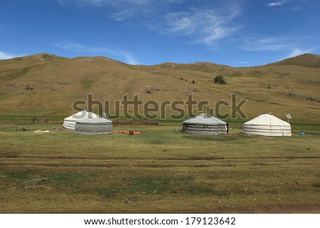 Yurt Camp in Mongolia