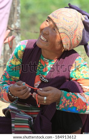 Poor Woman in Nepal