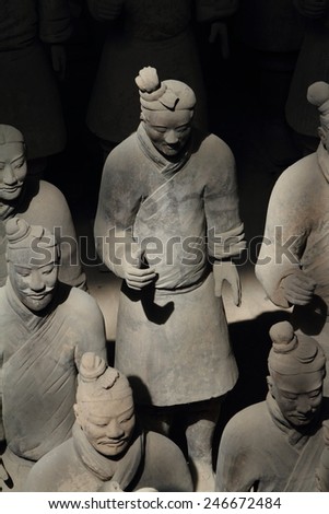 The Terracotta Army of Xian in China, 2014 August 25