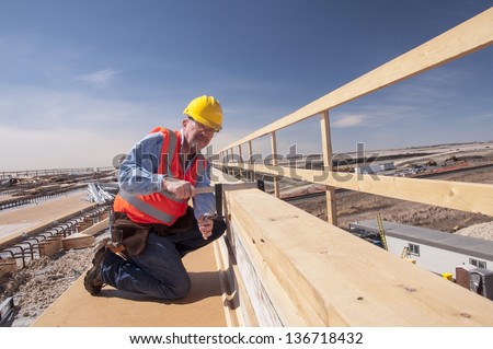 worker working at construction site