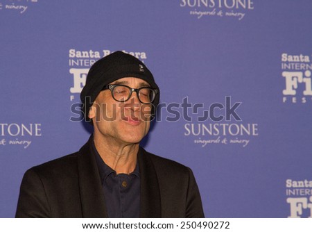 SANTA BARBARA, CA - February 05, 2015: Writer Bruce Wagner of the movie Maps to the Stars on the Red Carpet at the 30th Santa Barbara International Film Festival. #SBIFF