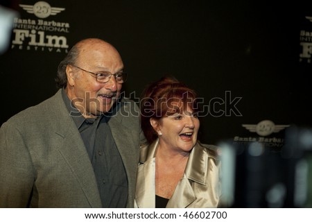 stock photo SANTA BARBARA FEB12 Actor Dennis Franz and Joanie Zeck