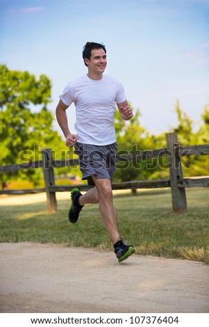 man jogging