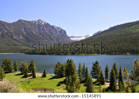 Highlite Lake at Gallatin National Forest, Bozeman, Montana, USA