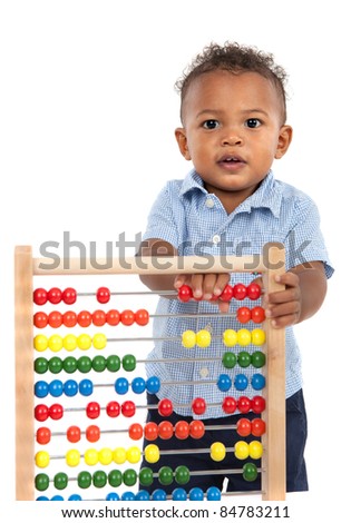 Adorable One Year Old African American Boy P