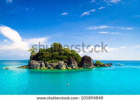 Marine Fantasy Rock Island