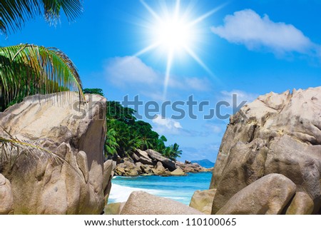 On a Sunny Beach Vacation Retreat